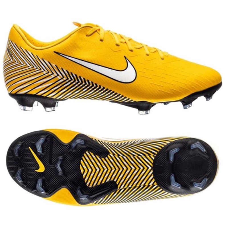 Nogometne cipele Nike Mercurial Vapor 12 Elite Neymar Fg Jr AR4091-710 žuta boja ns oko ns vol