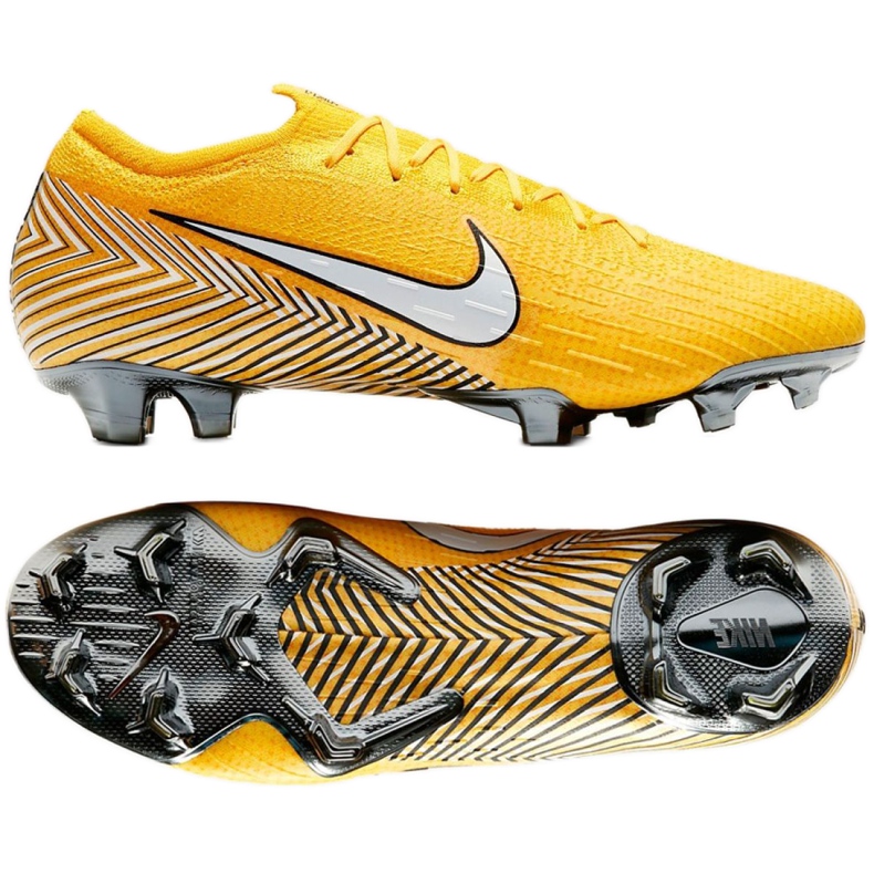 Nogometne cipele Nike Merurial Vapor 12 Elite Neymar Fg M AO3126-710 žuta boja žuta boja