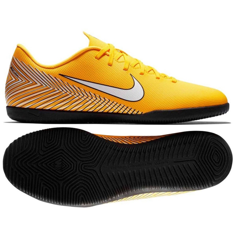 Sobne cipele Nike Mercurial VaporX 12 Club Neymar Ic M AO3120-710 žuta boja žuta boja