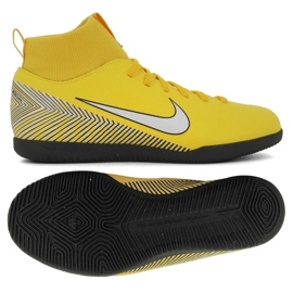 Unutarnje cipele Nike Mercurial SuperflyX 6 Club Neymar Ic Jr AO2891-710 raznobojna žuta boja