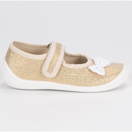 Raweks Zlatne papuče s lukom zlatni