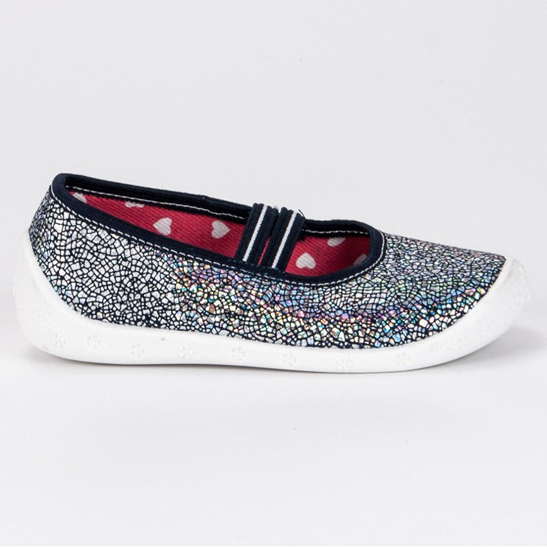 Raweks Sjajne papuče s elastičnom trakom siva