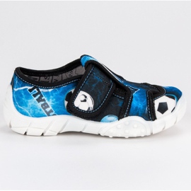 Raweks Kućne cipele s čičak plava