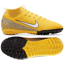 Nogometne cipele Nike Mercurial Superfly 6 Academy Gs Neymar Tf Jr AO2887-710 žuta boja žuta boja
