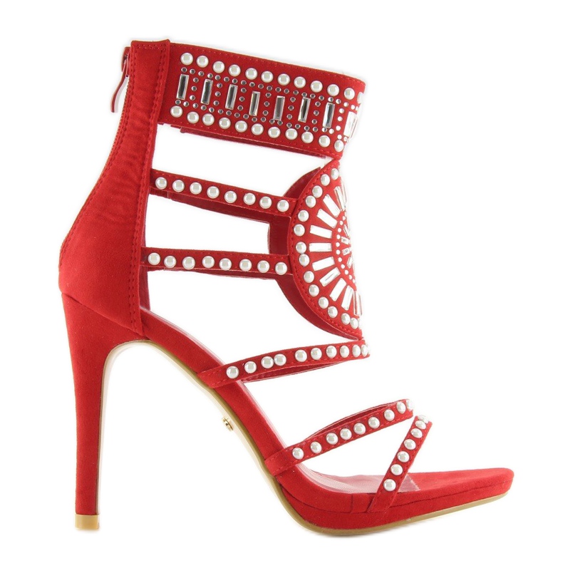 Crvene gladijatorske sandale GH-2776 Crvene crvena