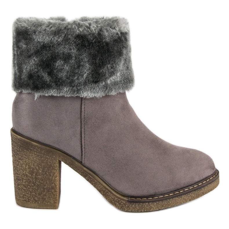 Seastar Čizme od antilopa s krznom siva