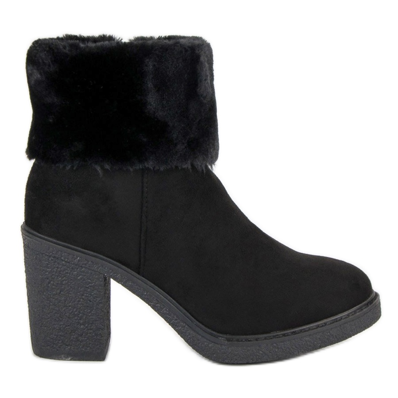 Seastar Čizme od antilopa s krznom crno