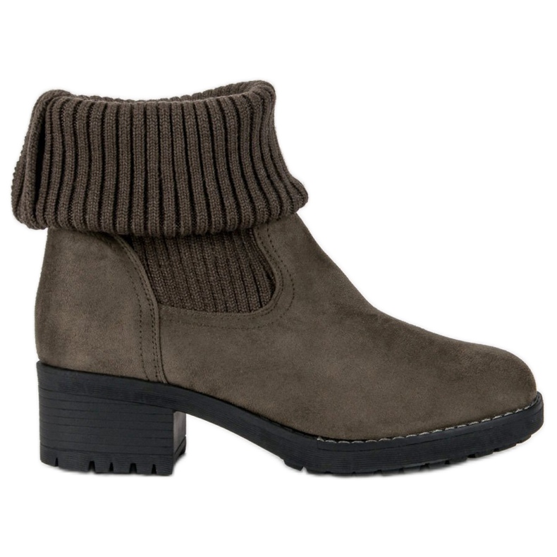 Seastar Slip-on visoke čizme zelena