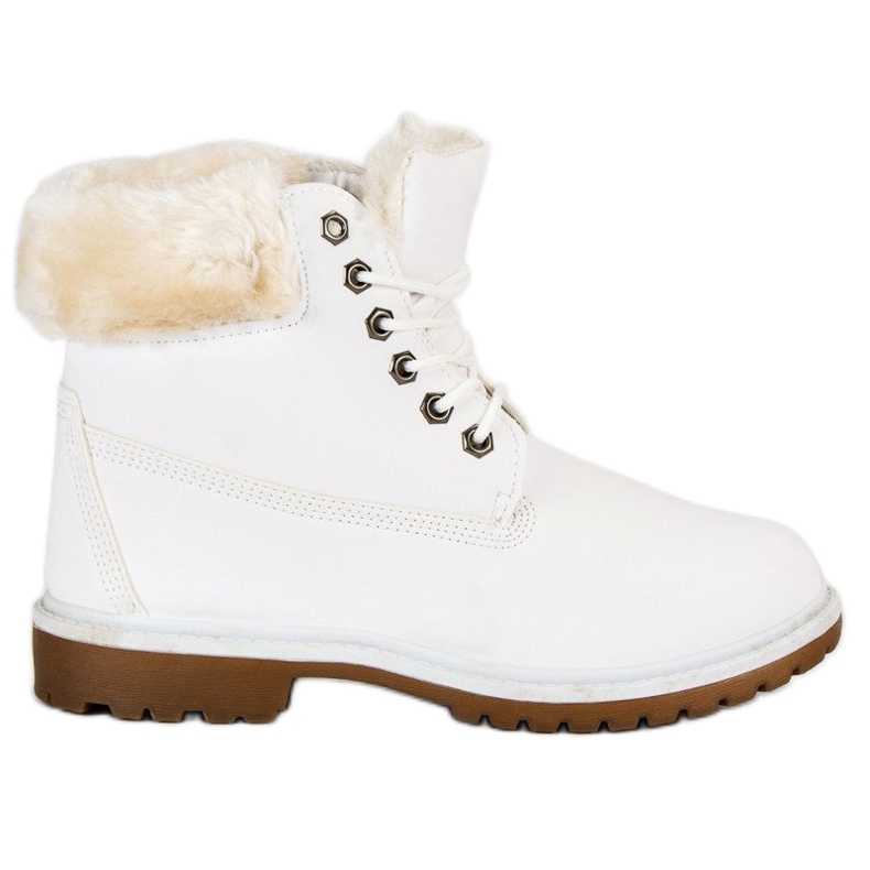 Seastar Oblikovani bijeli traperi bijela