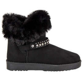 Seastar Mukluki s krznom crna