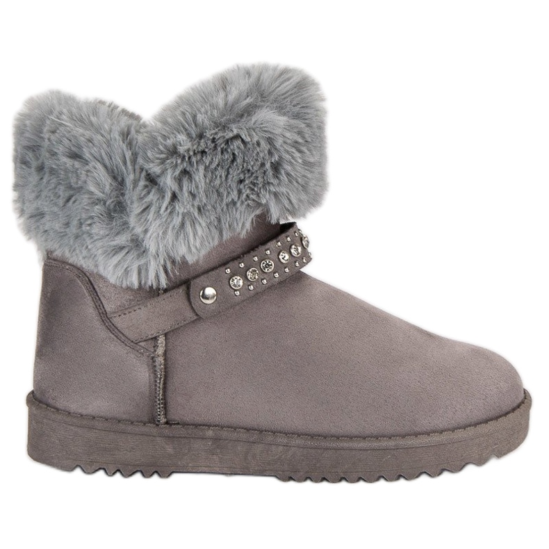 Seastar Mukluki s krznom siva