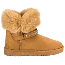 Seastar Mukluki s krznom smeđa