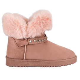 Seastar Mukluki sa krznom ružičasta