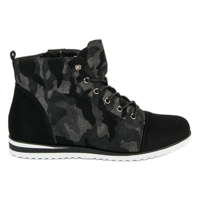 Vinceza Camo tenisice iznad gležnja crno