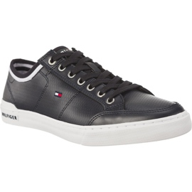 Tommy Hilfiger Core Corporate Leather 403 Ponoć crno