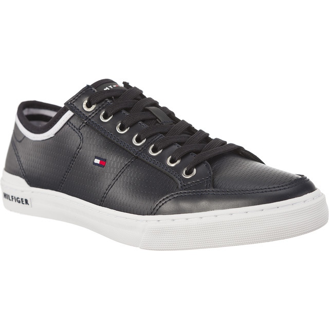 Tommy Hilfiger Core Corporate Leather 403 Ponoć crno