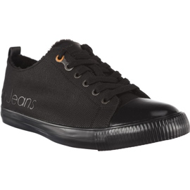 Calvin Klein traperice Arturo Waxy Twill Blk crno