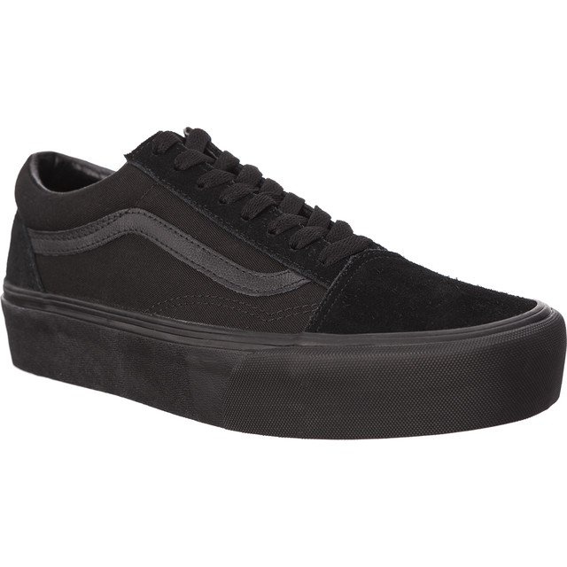 Vans Stara Skool platforma Bka crna crna crno