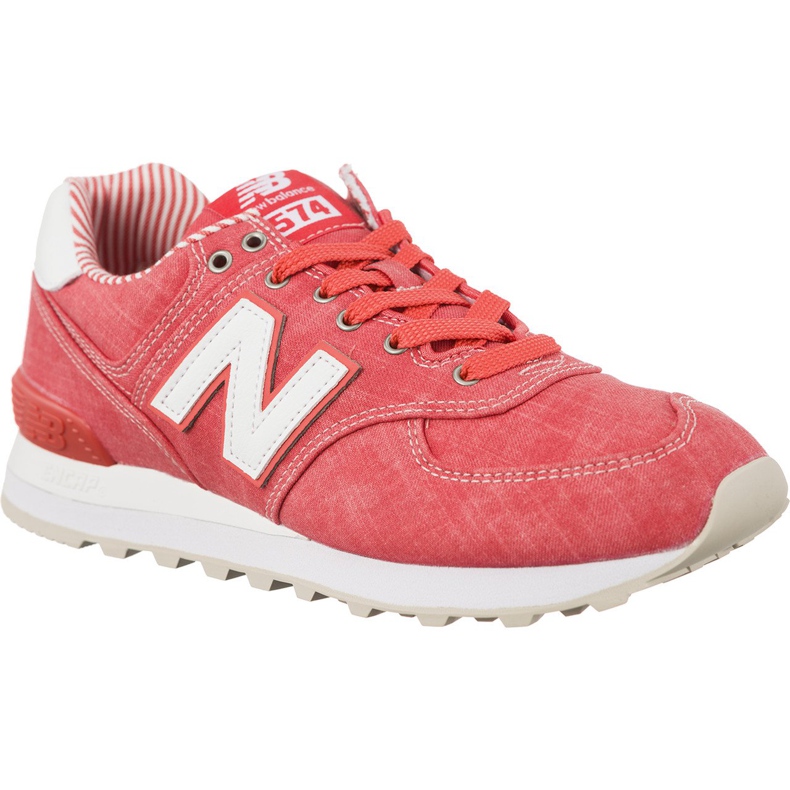 New Balance Wl574che začinjen koralj s bijelom bojom crvena