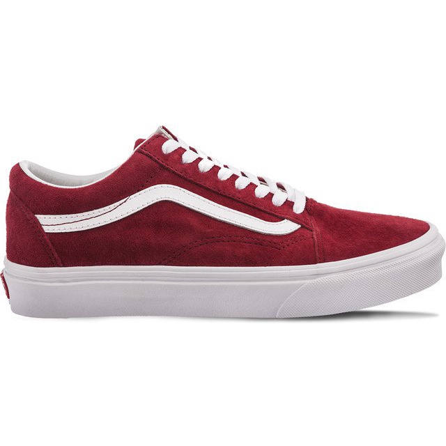 Vans Stari skool svinjski antilop U5M skuter Istina bijela crvena