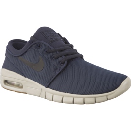 Nike Stefan Janoski Max Gs Thunder Blue Black Gum Brown tamnoplava