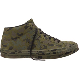 Converse 159746 Jedinstveni uslužni program Camo Mid crna zelena