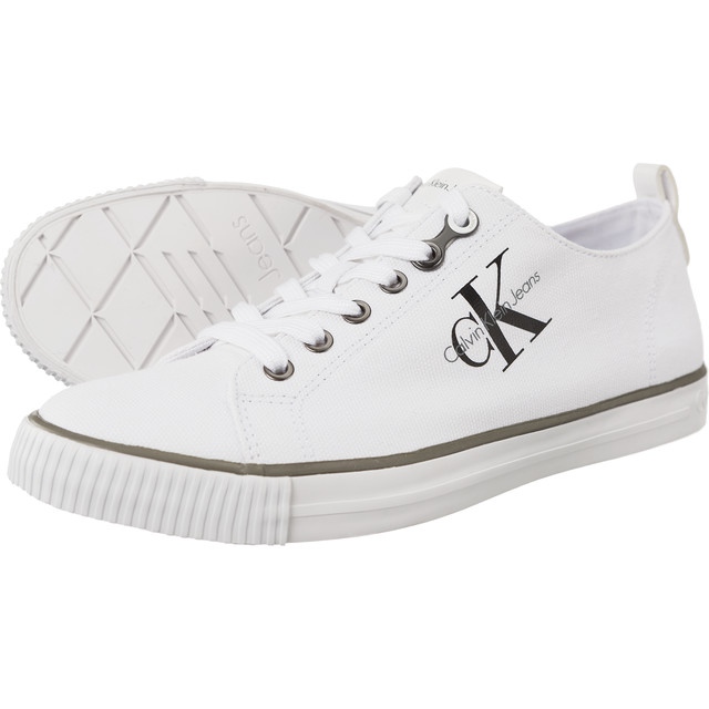 Calvin Klein traperice Arnold Canvas Wht bijela