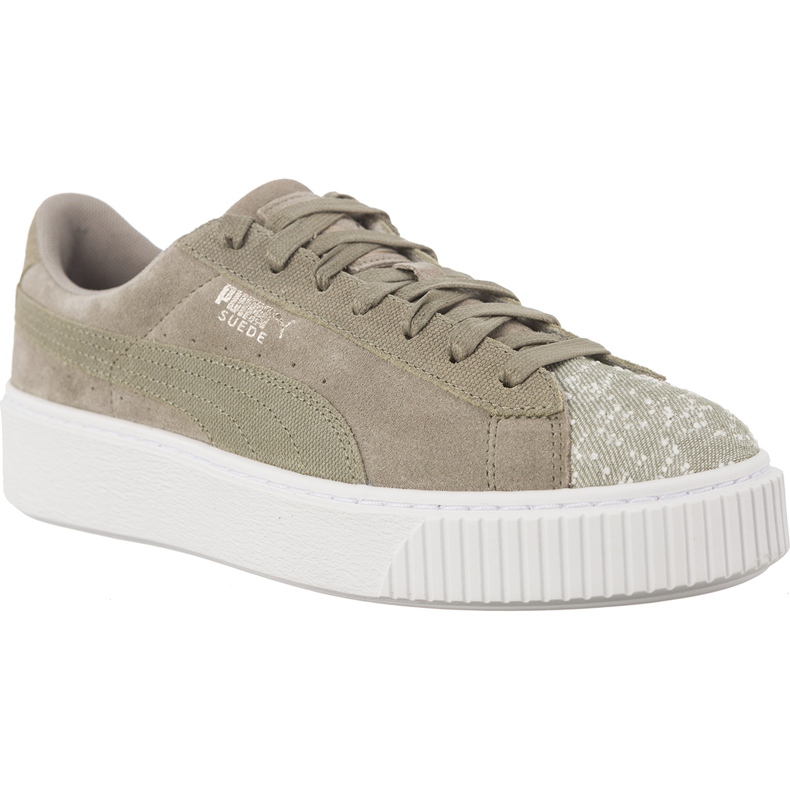 Suede platforma Rock Ridge PUMA bijela siva