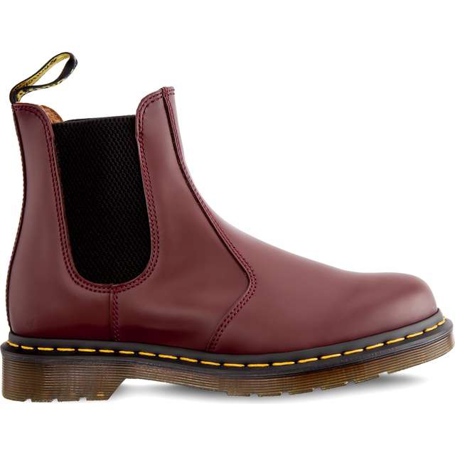 Dr. Martens 2976 Žuta šava Chelsea Boot Cherry Red crvena