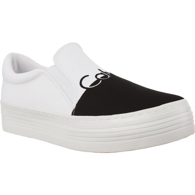 Calvin Klein traperice Zinah najlon R0645 bijela crno