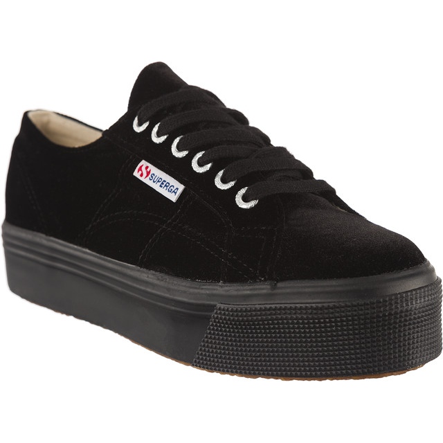 Superga 2790 Velvetw 999 crno