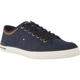Sneaker Tommy Hilfiger Core Material Mix plava tamnoplava