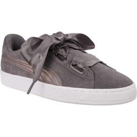 Puma Suede Heart Lunalux Wn S dimljeni biser bijela siva