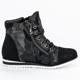 Vinceza Izolirane Moro tenisice crna