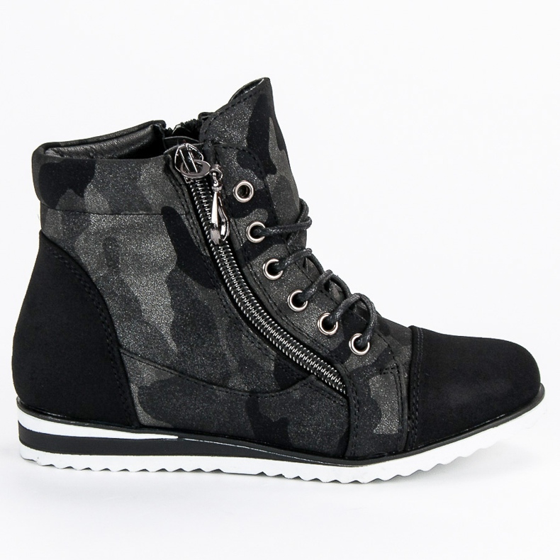 Vinceza Izolirane Moro tenisice crno