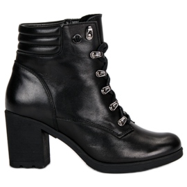 Udobne vinceza visoke potpetice crna