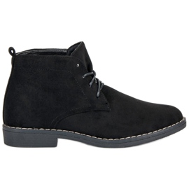 Nisko vezane čizme crna