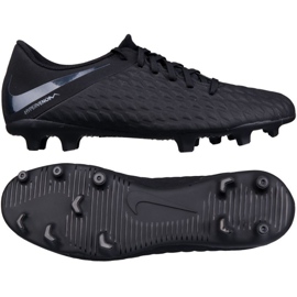 Nogometne cipele Nike Hypervenom Phantom 3 Club FG 3 M AJ4145-001 crna