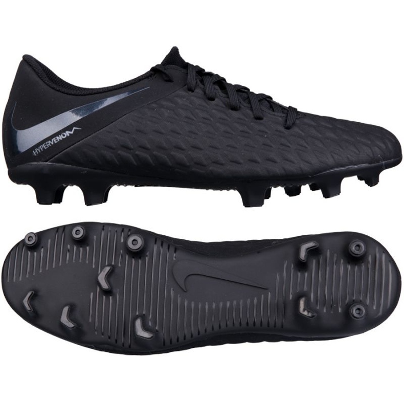 Nogometne cipele Nike Hypervenom Phantom 3 Club FG 3 M AJ4145-001 crno