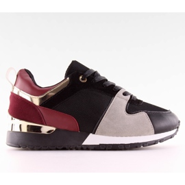 M-B01 Black Winered crne ženske sportske cipele crna