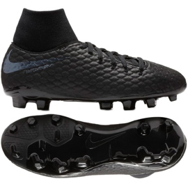 Nogometne cipele Nike Hypervenom Phantom 3 Academy Df Fg Jr AH7287-001 crna crna