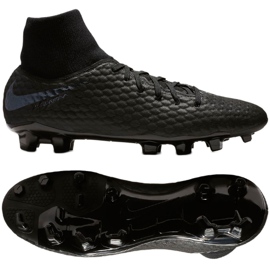 Nogometne cipele Nike Hypervenom 3 Academy Df Fg M AQ9217-001 crna crna
