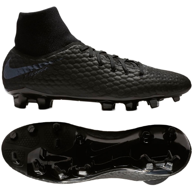 Nogometne cipele Nike Hypervenom 3 Academy Df Fg M AQ9217-001 crno crno