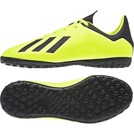 Kopačke adidas X Tango 18.4 Tf Jr DB2435 žuta boja žuta boja
