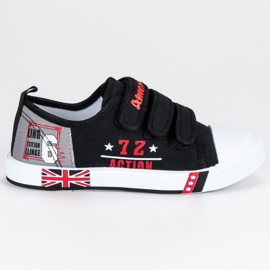 American Club Crne tenisice na čičak na američkom crna