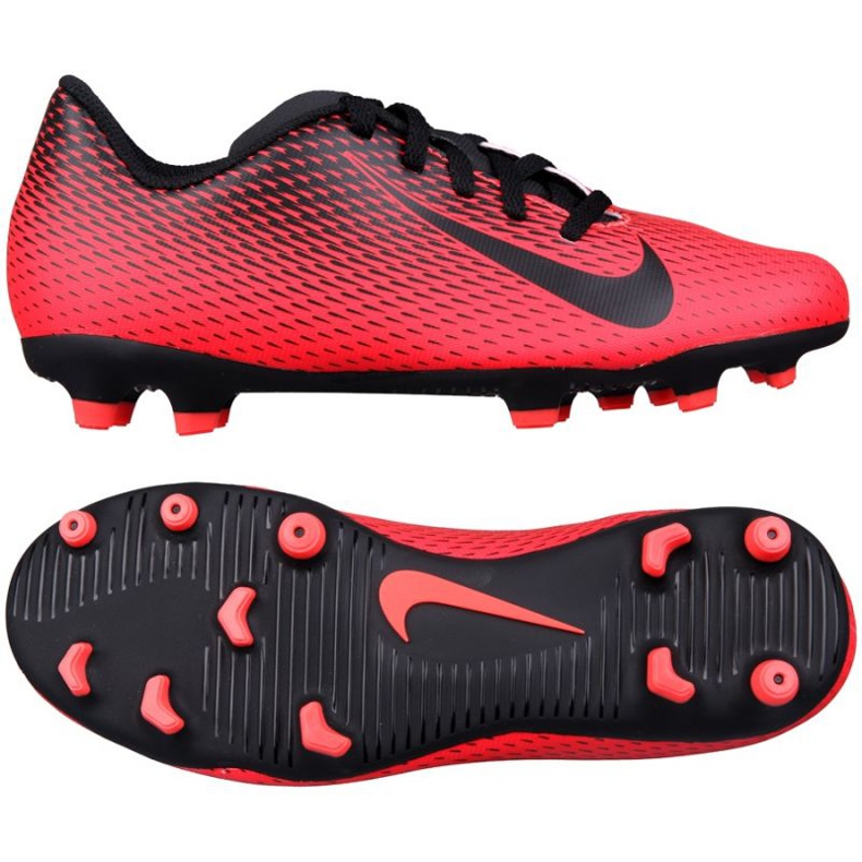 Nogometne cipele Nike Bravata Ii Fg Jr 844442-601 crvena crvena