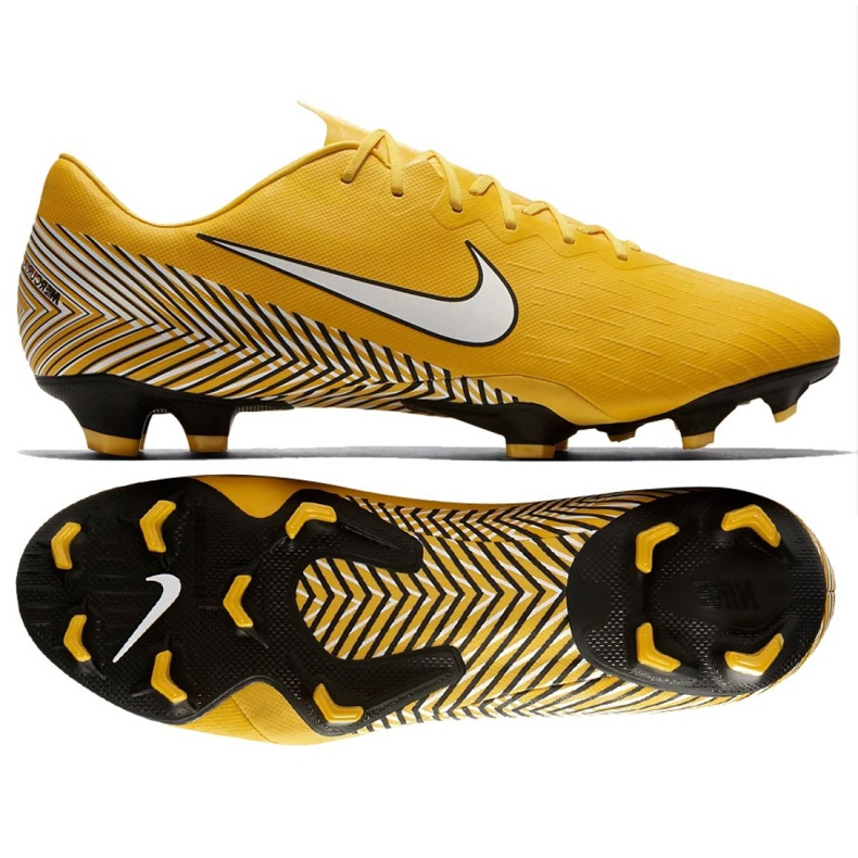Tenisice za nogomet Nike Mercurial Vapor 12 Neymar Pro Fg M AO3123-710 žuta boja žuta boja