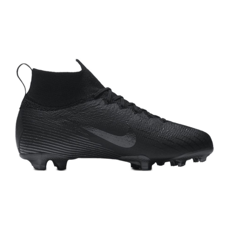 Nike Mercurial Superfly 6 Elite Fg Jr AH7340-001 nogometne cipele crno crno