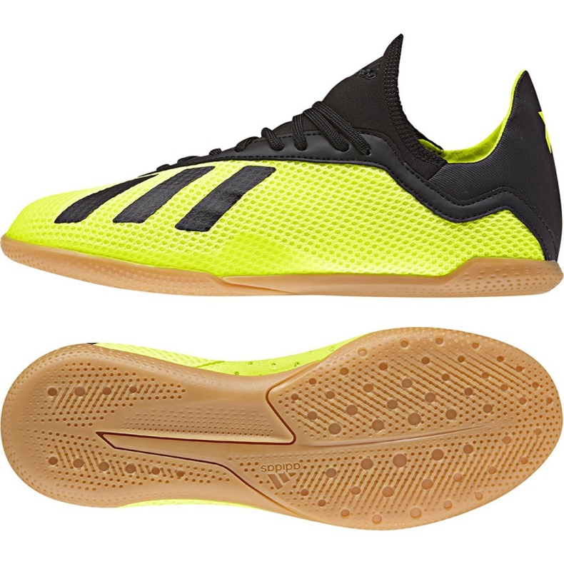 Unutarnje cipele adidas X Tango 18.3 U Jr DB2426 žuta boja žuta boja