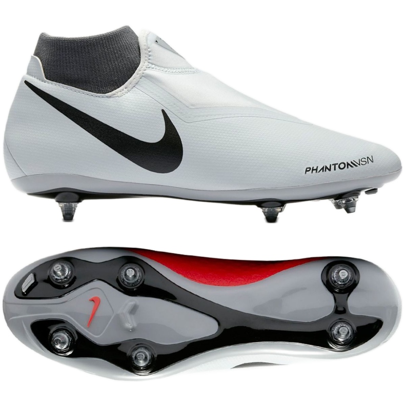 Nogometne cipele Nike Phantom Vsn Academy Df Sg AO3260-060 bijela siva